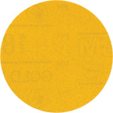 Hookit™ Gold Abrasive Disc, 09213, 3" Dia., 180 Grit, Aluminum Oxide, C-Weight