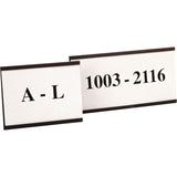 Magnetic Card Holders, Magnetic, 8" L x 1" W