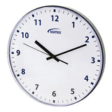 12 H Clock, Analog, Battery Operated, 12-3/4"