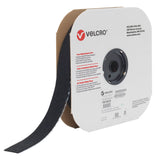 Fastener Tape, Loop, 25 yds x 2", Adhesive, Black