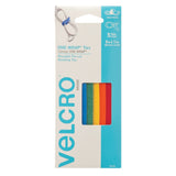 One-Wrap® Fastener Tape, Hook & Loop, 8" x 1/2", Self-Grip, Multicolour