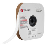 Fastener Tape, Loop, 25 yds x 1", Adhesive, White