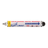 Nissen® Solid Barrel Metal Marker, Liquid, Yellow