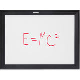 Black MDF Frame Whiteboard