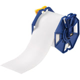Low-Halide Multi-Purpose Label Tape, Polyester, White, 4" Width
