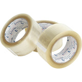 Box Sealing Tape, Hot Melt Adhesive, 1.6 mils, 72 mm (3") x 100 m (328')