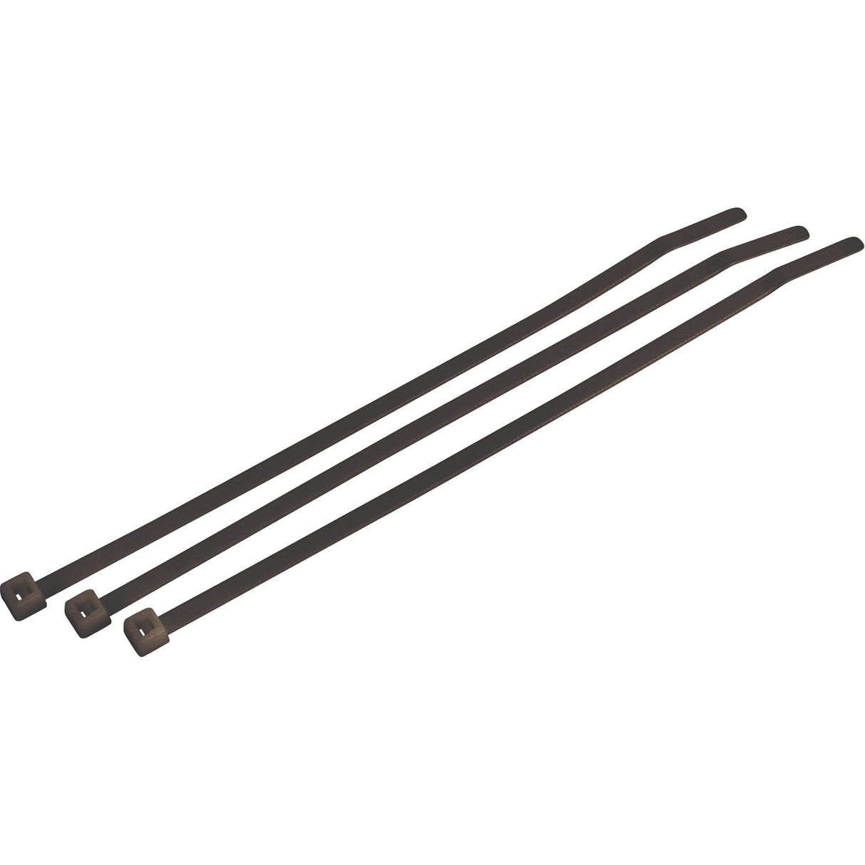 Cable Ties, 7-1/2" Long, 50 lbs. Tensile Strength, Black