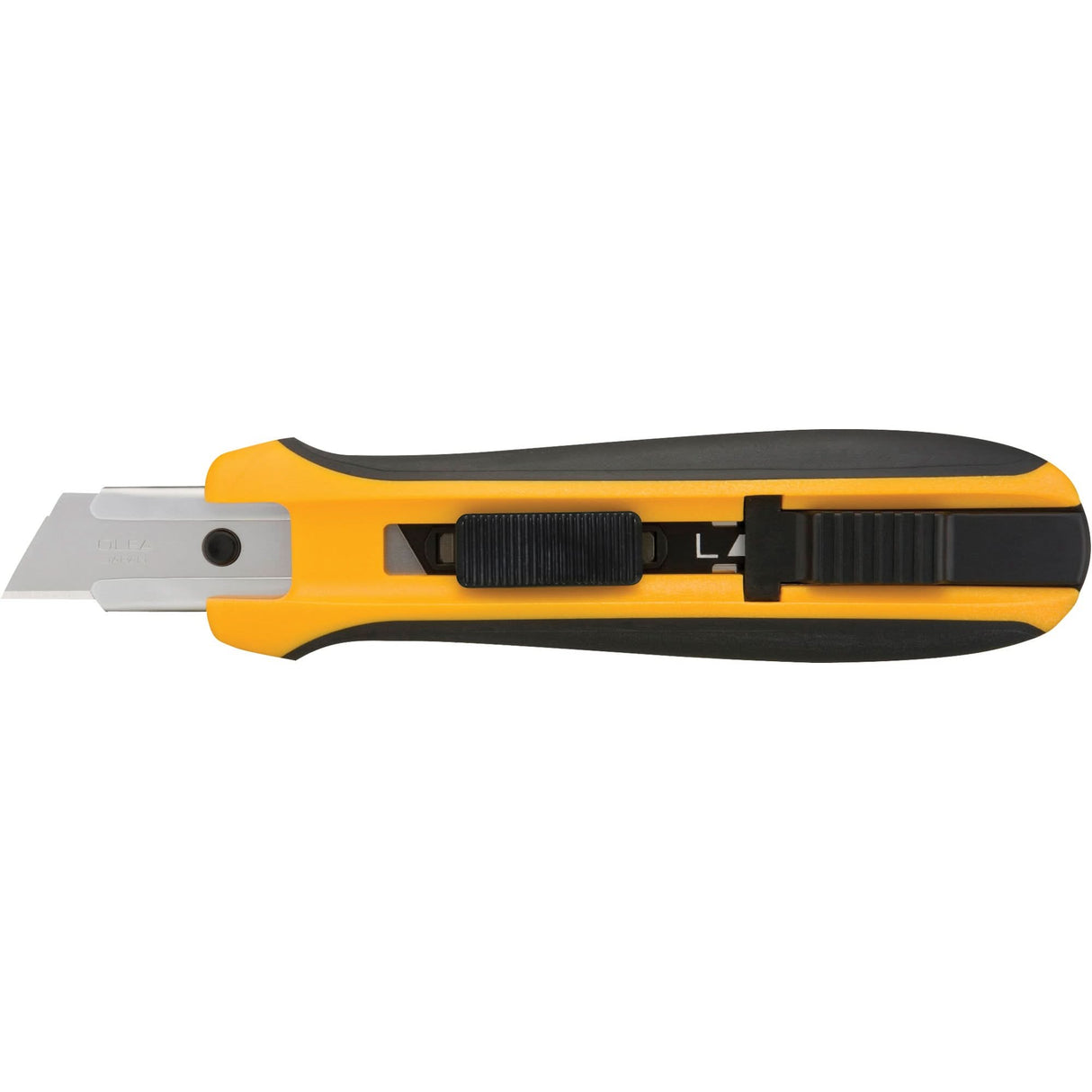 Five-Position Safety Knife, 18 mm, Silver, Rubber Handle