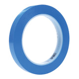 471 Vinyl Tape, 12 mm (1/2") W x 32.9 m (108') L, 5.3 mils, Blue