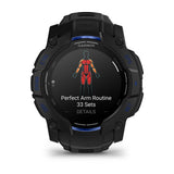Garmin Instinct® 3 AMOLED (50 mm) - Rugged GPS Watch - Black/Bolt Blue