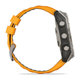 fēnix® 8 – 51 mm, AMOLED Sapphire, Titanium with Spark Orange/Graphite Band