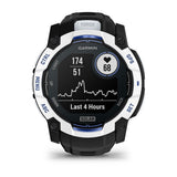 Instinct® 3 – 50 mm, Solar Whitestone with Black/Bolt Blue Band