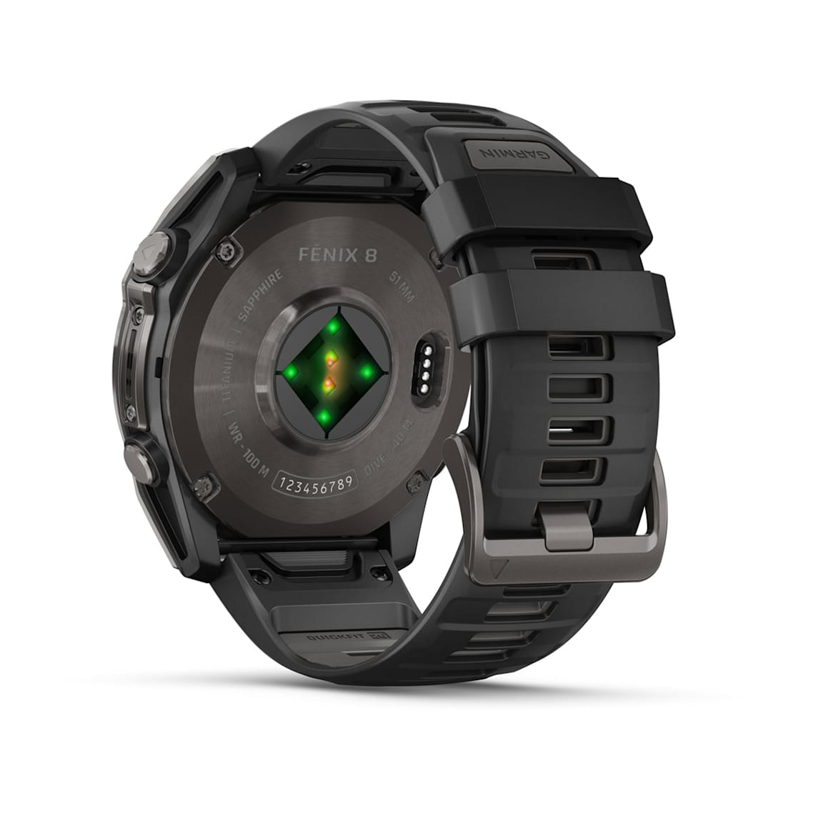 fēnix® 8 – 51 mm, AMOLED Sapphire Carbon Gray DLC Titanium