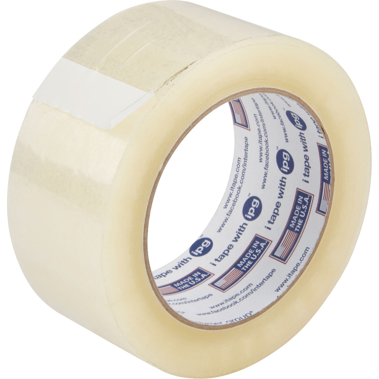 Box Sealing Tape, Acrylic Adhesive, 2 mils, 48 mm (1-22/25") x 99.97 m (328')