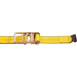 Ratchet Straps, Flat Hook, 4" W x 30' L, 5400 lbs. (2450 kg) Working Load Limit