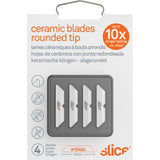 Replacement Rounded Tip Box Cutter Blade, Single Style