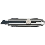 Knife with Ratchet Lock, 18 mm, Carbon Steel, Heavy-Duty, Aluminum Handle