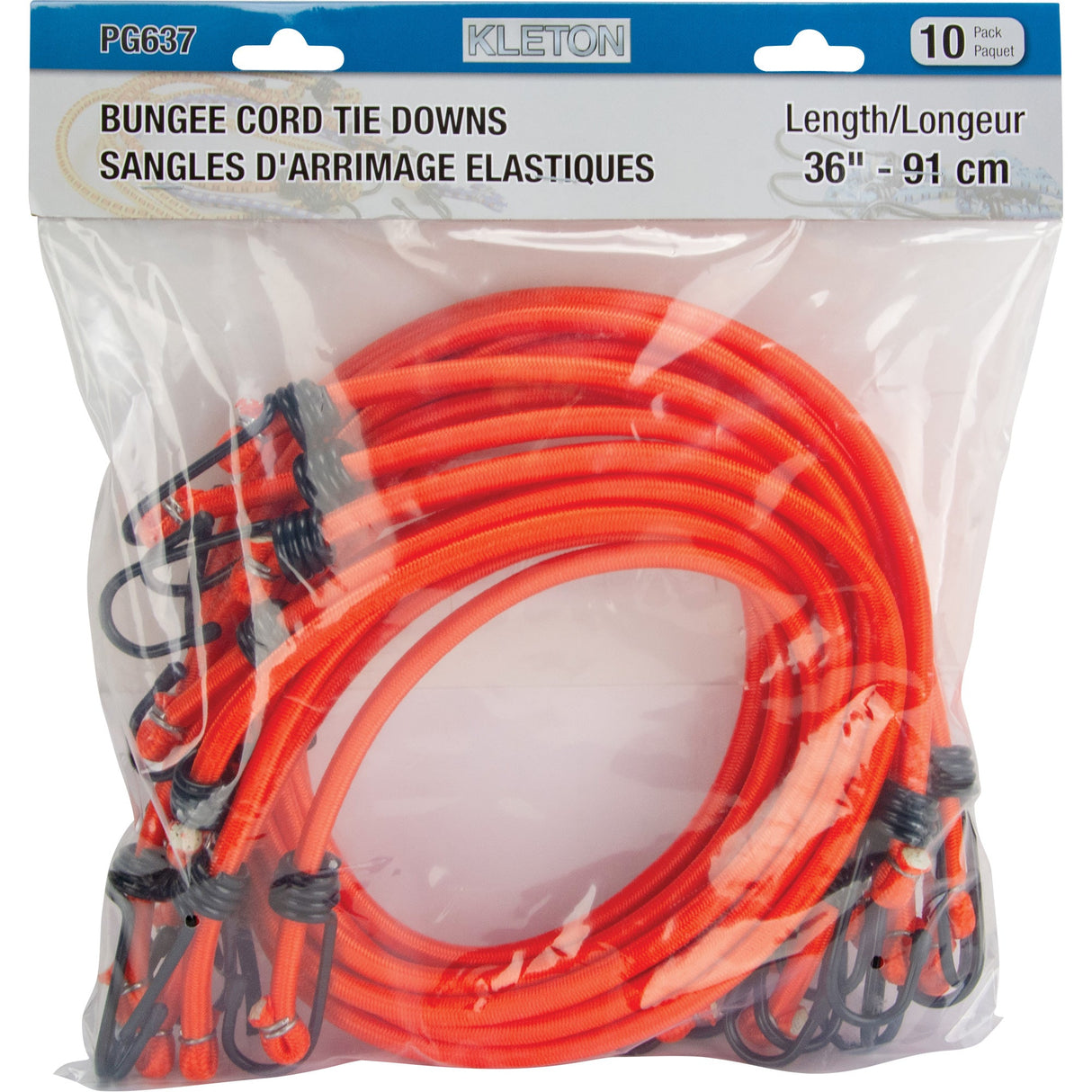 Bungee Cord Tie Downs, 36"