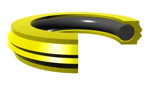Piston Seal (PSP) 3.500" x 3.125" x 0.235" - Polyurethane/Nitrile