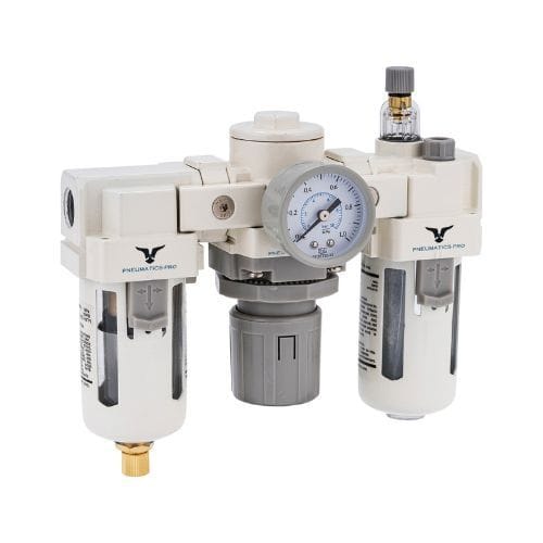 AC5000-06D: 3/4 NPT Filter Regulator Lubricator 3Pcs Unit