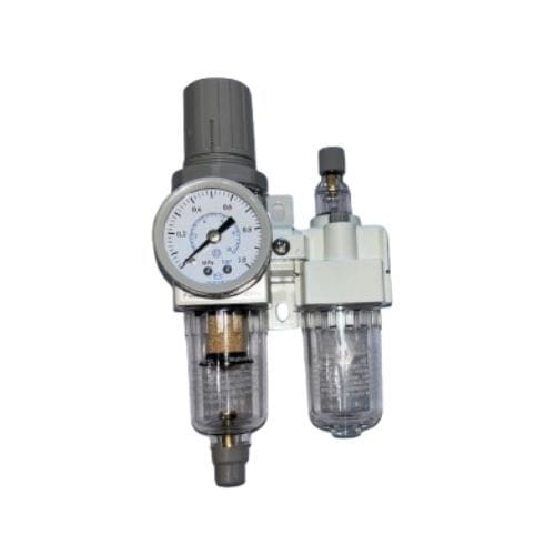 AC2010-02D: 1/4 NPT Filter Regulator Lubricator 2Pcs Unit