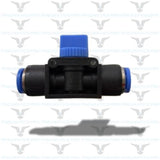 HVFF-12-12: Pneumatics-pro 3 way 12mm Hand Valve / On-Off Valve