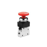 MSV86321EB : Pneumatics-pro 3 Way (3/2) Emergency Button Manual Mechanical Valve