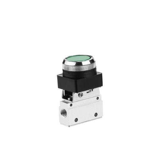 MSV86321PP : Pneumatics-pro 3 Way (3/2) Push Button Manual Mechanical Valve