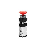 MSV86522EB : Pneumatics-pro 4 Way (5/2) Emergency Button Manual Mechanical Valve