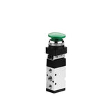 MSV86522PB : Pneumatics-pro 4 Way (5/2) Palm Button Manual Mechanical Valve