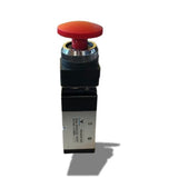 MSV86522EB : Pneumatics-pro 4 Way (5/2) Emergency Button Manual Mechanical Valve