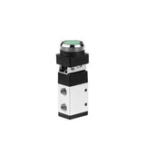 MSV98322PP : Pneumatics-pro 3 Way (3/2) Push Button Manual Mechanical Valve