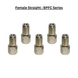 BPCF3/8-N03 : Female Straight Metal Push-in Fitting (BAG OF 5 PCS.)