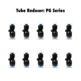 PG 1/2-5/16 : Pneumatics-pro Push-in Tube Reducer Fittings Tube Size 1/2-5/16"  PG1/2-5/16 (BAG OF 10 PCS.)