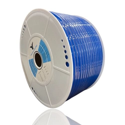 PU1/4-100M-BLUE-PP : Polyurethane Tubing 1/4 inch O.D. x 4.3mm I.D. blue, 100 Meter Roll