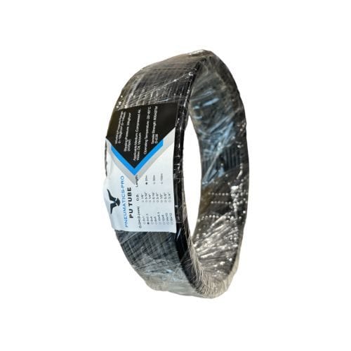 PU5/32-100M-BLACK-PP : Polyurethane Tubing 5/32 inch O.D. x 2.5mm I.D. black, 100 Meter Roll