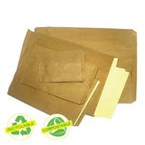 Sacs en papier plats, brun, base 30, 13 x 16 (1000/pqt)
