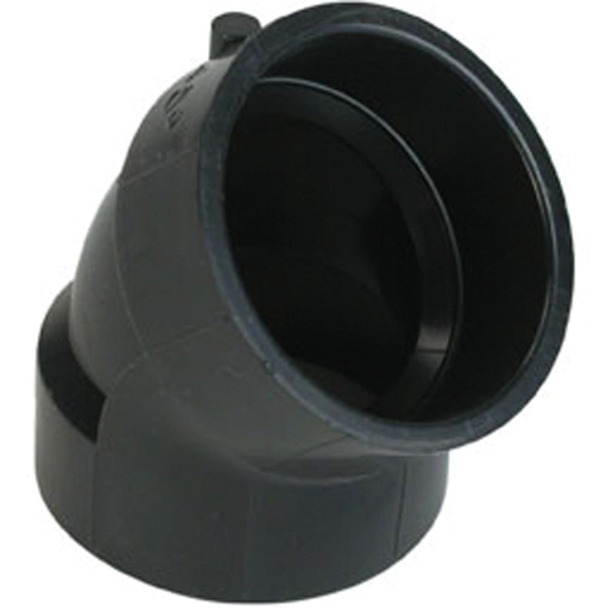 45° Elbow Fitting, Hub x Hub, Plastic, 1-1/2"
