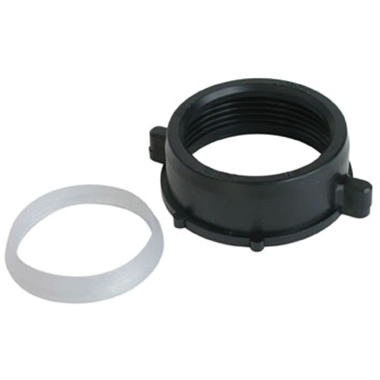 Slip Joint Nut & Washer, 1-1/2" Dia., Plastic