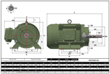 Max Motion JMQP-46S | Pump - JM Motor 25HP, 3600RPM, 208-230/460V, Frame 256JM, TEFC