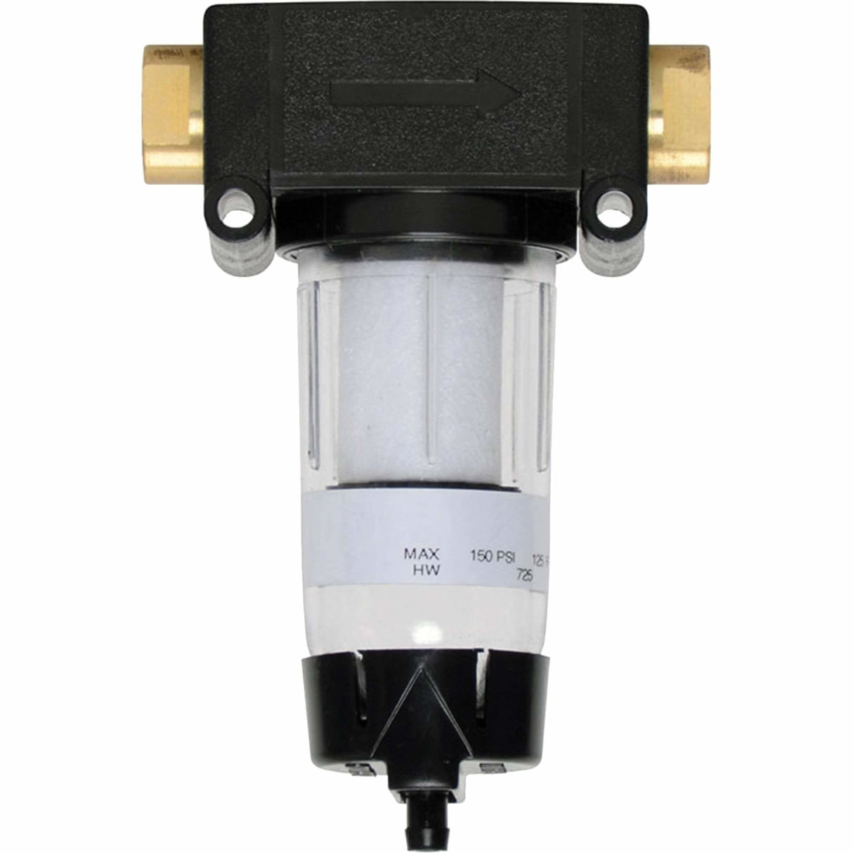Coalescing Filter, Standard, 1/4" NPT, Manual Drain
