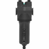 Coalescing Filter with Aluminum Bowl Modulair 400, In Line/Modular/Standard/Vertical, 3/4" NPTF, Manual Drain, For Oil/Dust/Particles