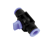 Push to Connect 3 Way Hand Valve Union 8mm Tube