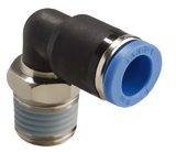 Push to Connect 90 Elbow Fitting 3/8" Tube x 1/8" NPT Male