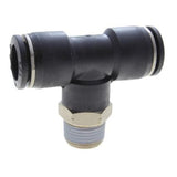Push to Connect Branch Tee 6mm Tube x 1/8" BSPT (R) - Compact