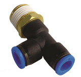 Push to Connect Run Tee 4mm Tube x 1/8" BSPT (R)