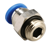 Push to Connect Straight Fitting 8mm Tube x 1/2" BSPP (G) Male
