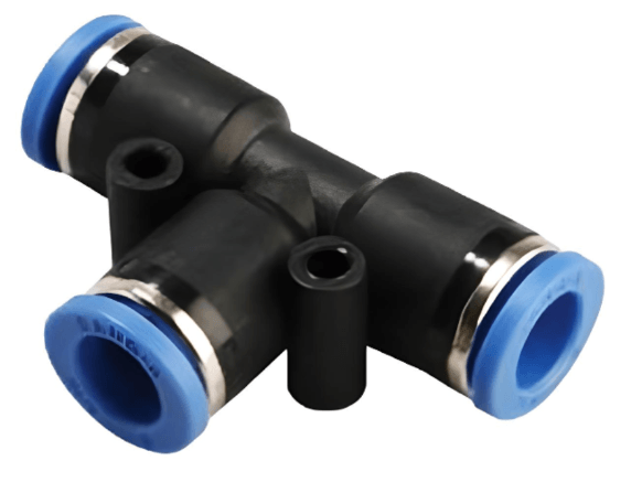 Push to Connect Tee Union 10mm Tube x 10mm Tube