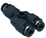 Push to Connect Wye "Y" Union 3mm x 3mm Tube OD - Compact