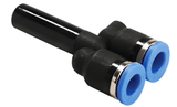 Push to Connect Wye "Y" Union Reducer 4mm Tube x 6mm Tube Plug in